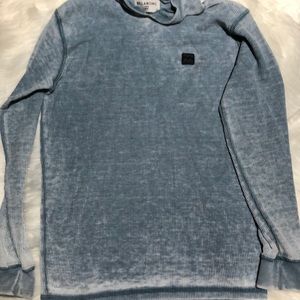 Boys blue burnout Billabong hoodie